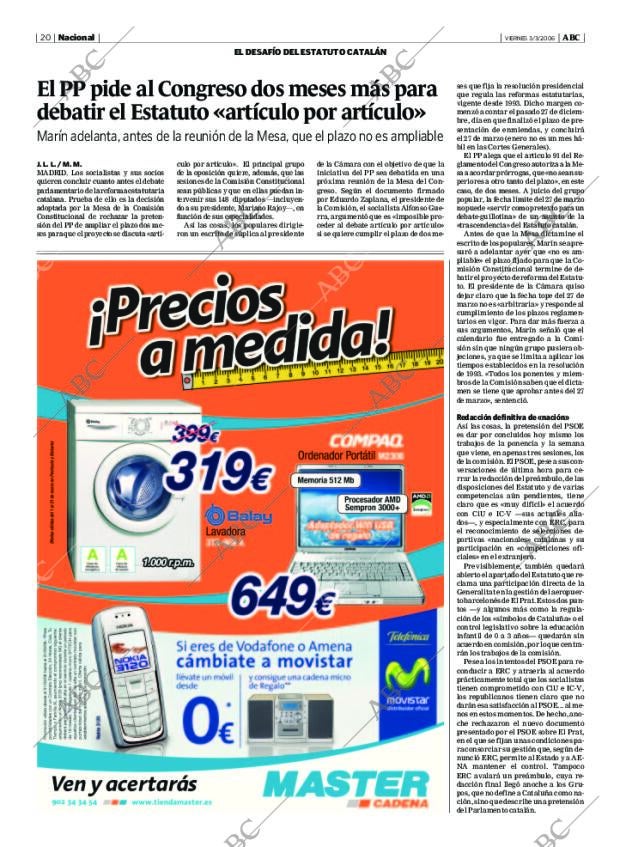 ABC MADRID 03-03-2006 página 20