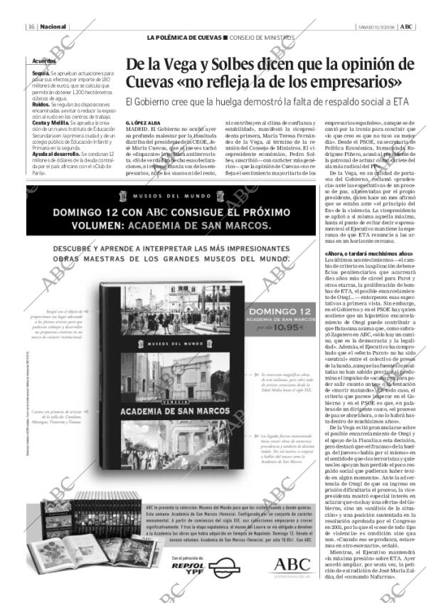 ABC MADRID 11-03-2006 página 16