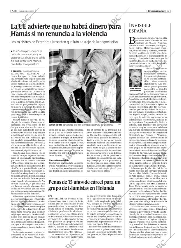 ABC MADRID 11-03-2006 página 27