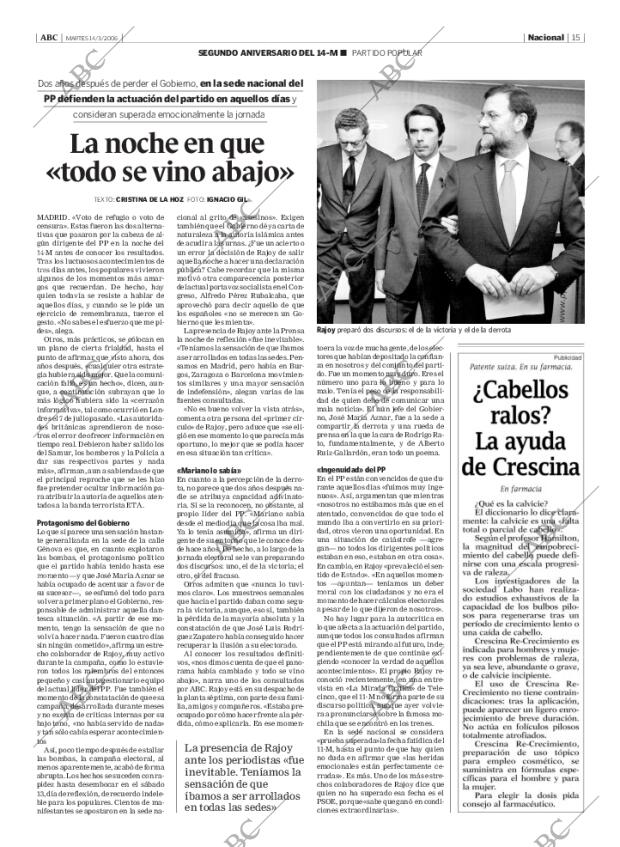 ABC MADRID 14-03-2006 página 15