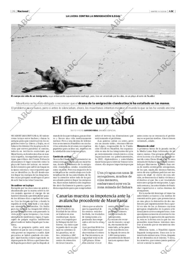 ABC MADRID 14-03-2006 página 26