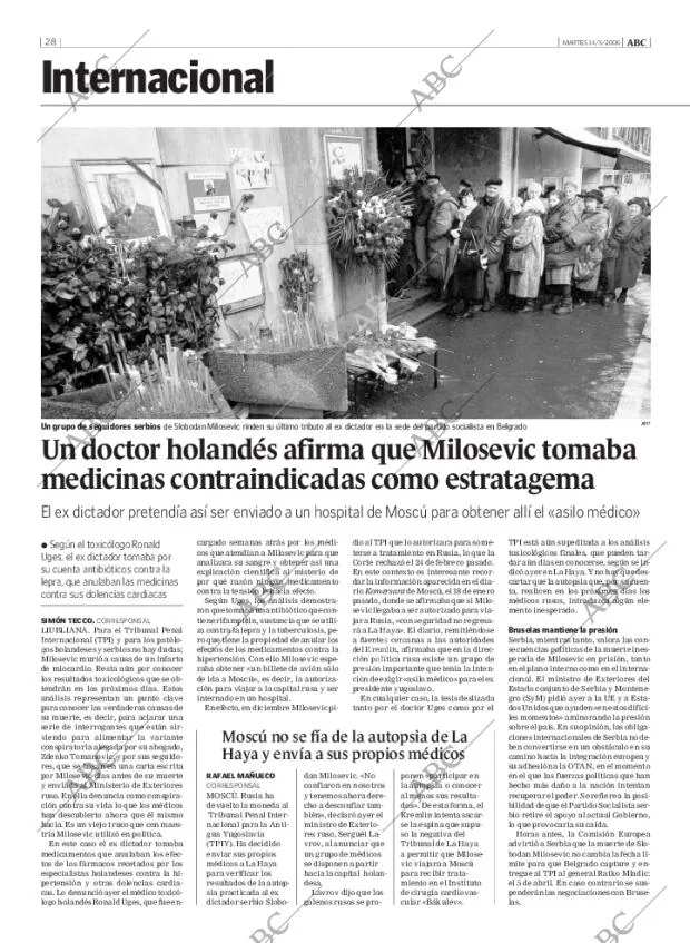 ABC MADRID 14-03-2006 página 28