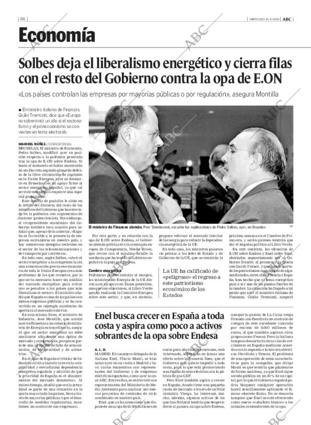 ABC MADRID 15-03-2006 página 86