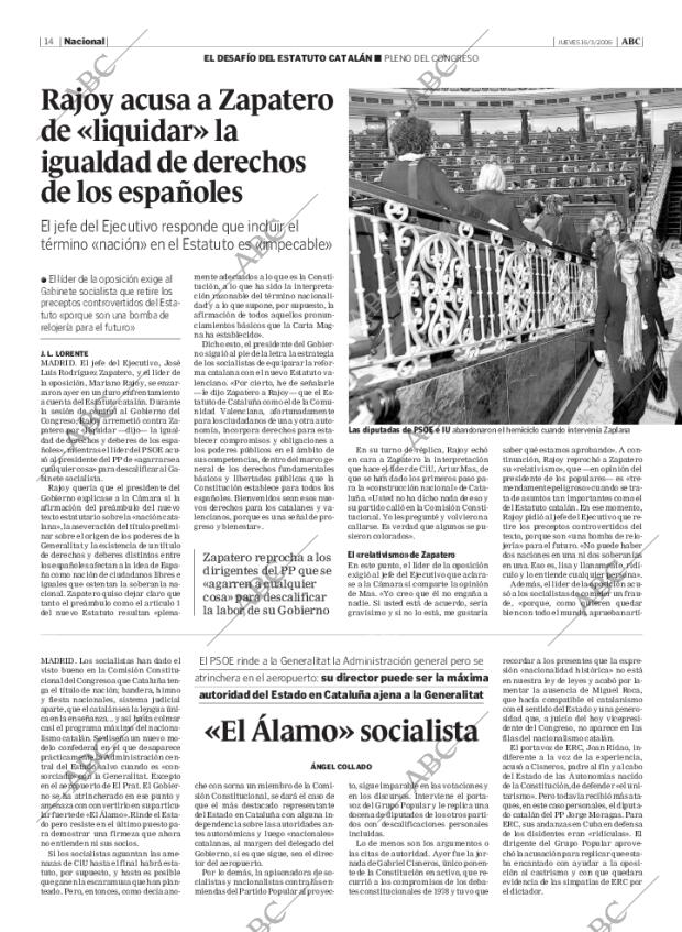 ABC MADRID 16-03-2006 página 14