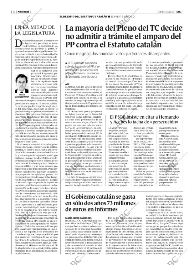ABC MADRID 16-03-2006 página 16