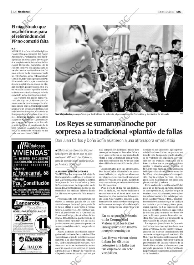 ABC MADRID 16-03-2006 página 22