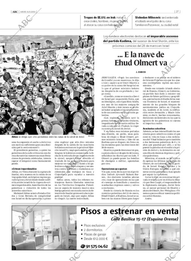 ABC MADRID 16-03-2006 página 27