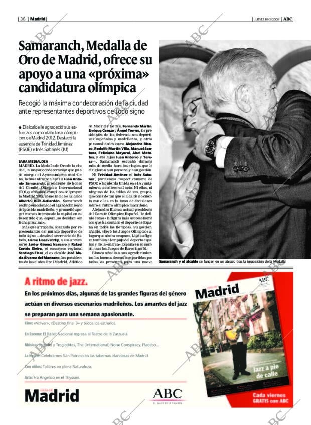 ABC MADRID 16-03-2006 página 38