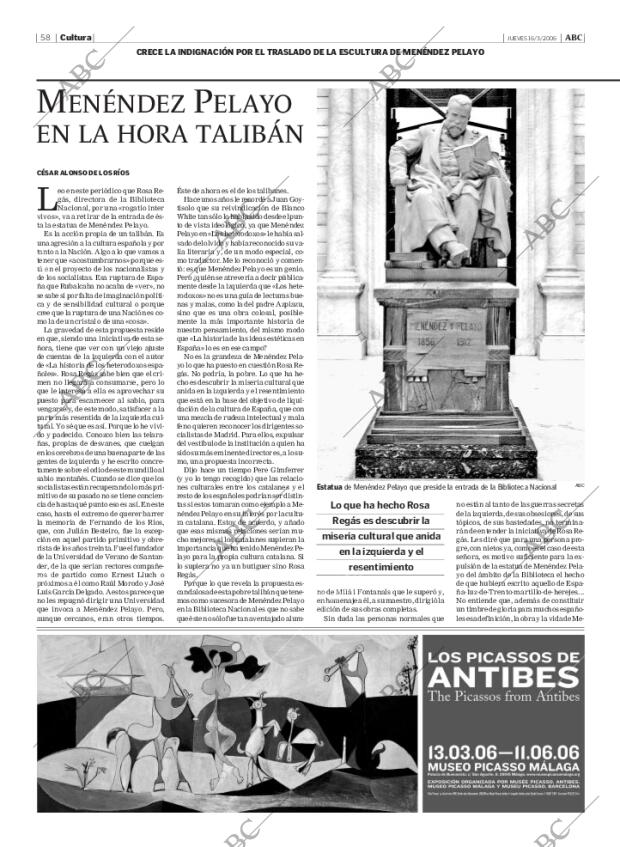 ABC MADRID 16-03-2006 página 58