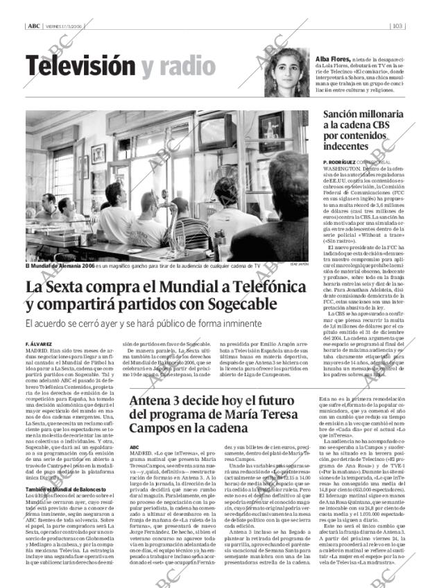 ABC MADRID 17-03-2006 página 103