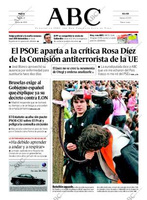 ABC MADRID 18-03-2006 página 1