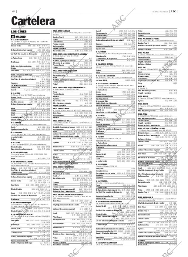 ABC MADRID 18-03-2006 página 64