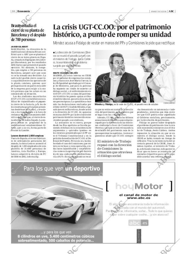 ABC MADRID 18-03-2006 página 84