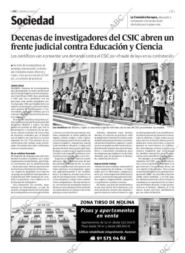 ABC MADRID 21-03-2006 página 51
