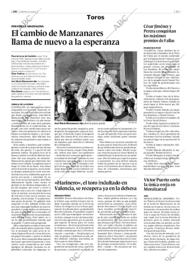 ABC MADRID 21-03-2006 página 63