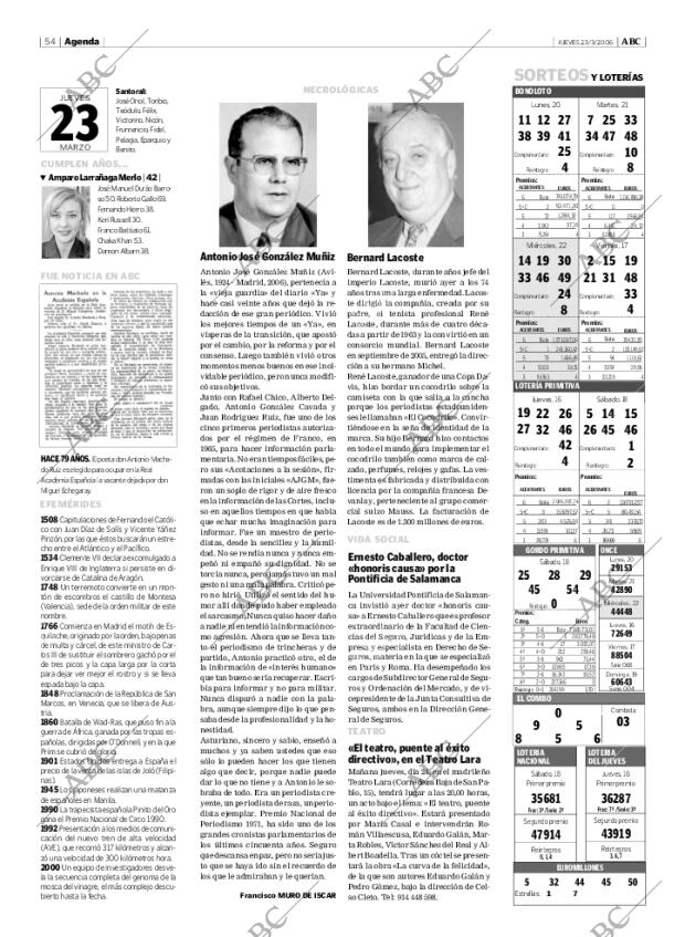 ABC MADRID 23-03-2006 página 54