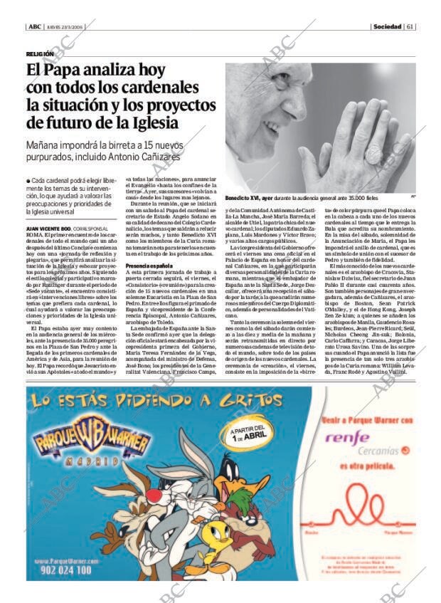 ABC MADRID 23-03-2006 página 61