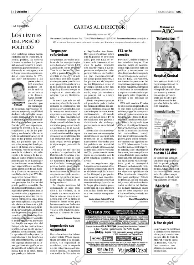 ABC MADRID 23-03-2006 página 8