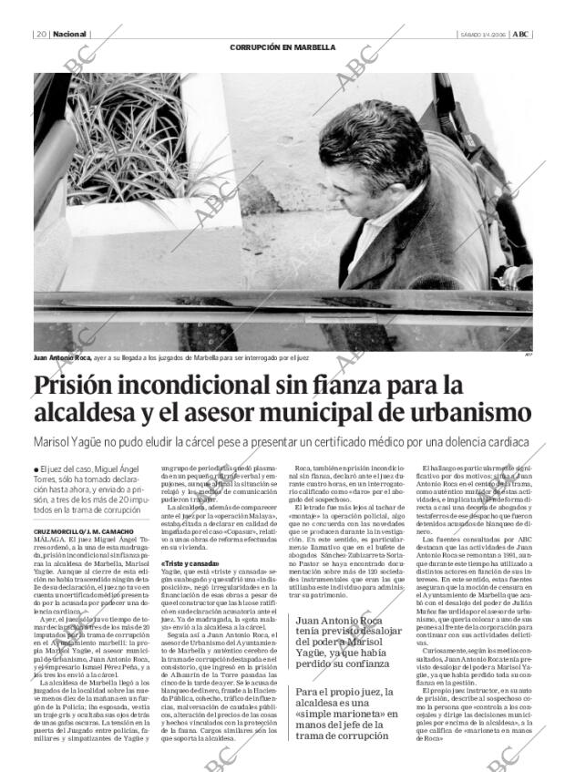 ABC MADRID 01-04-2006 página 20