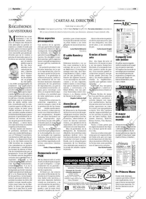 ABC MADRID 01-04-2006 página 8
