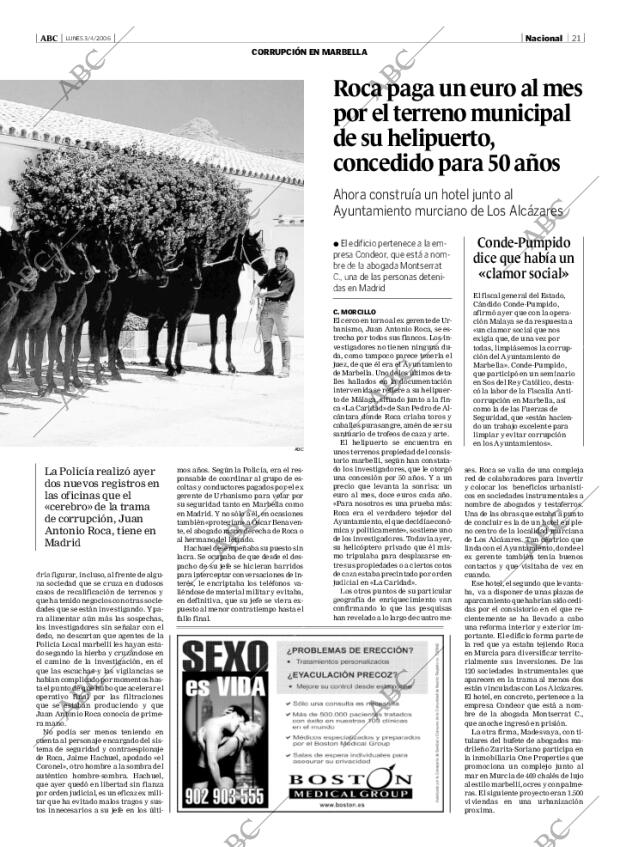 ABC MADRID 03-04-2006 página 21