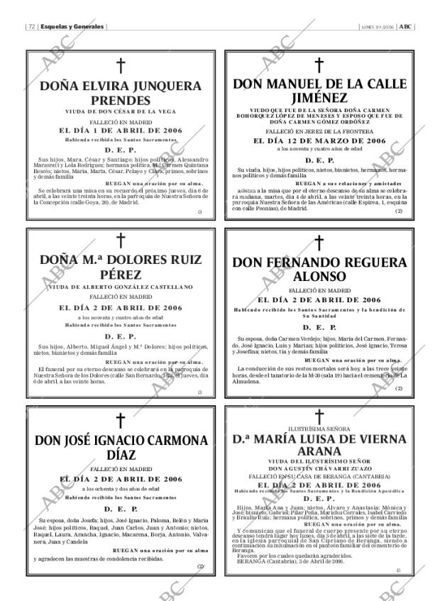 ABC MADRID 03-04-2006 página 72