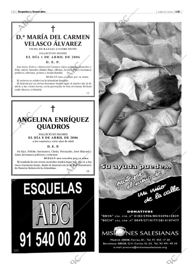 ABC MADRID 10-04-2006 página 62