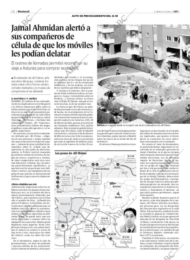ABC MADRID 13-04-2006 página 12