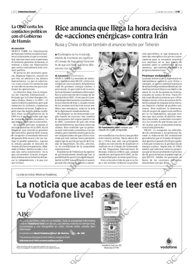 ABC MADRID 13-04-2006 página 32
