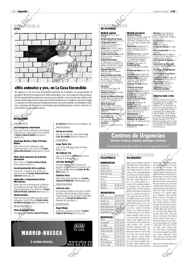 ABC MADRID 17-04-2006 página 38