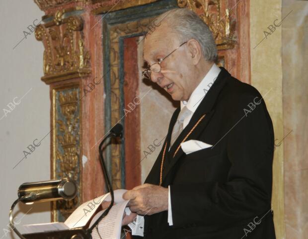 Entrega del premio Cervantes al escritor Mexico- Sergio Pitol