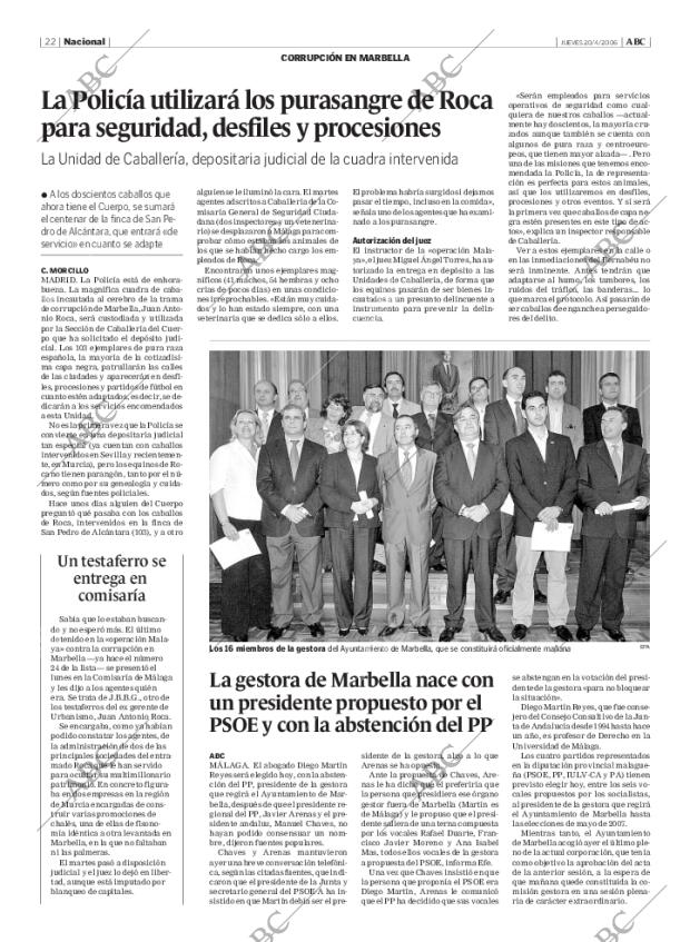 ABC MADRID 20-04-2006 página 22