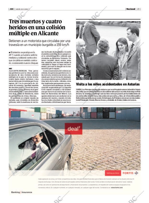 ABC MADRID 20-04-2006 página 23