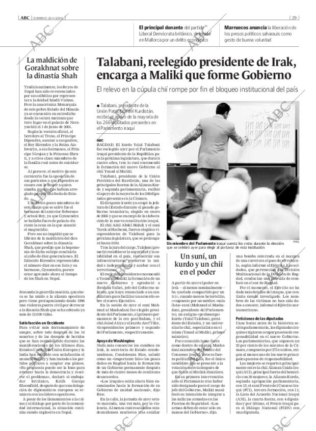 ABC MADRID 23-04-2006 página 29
