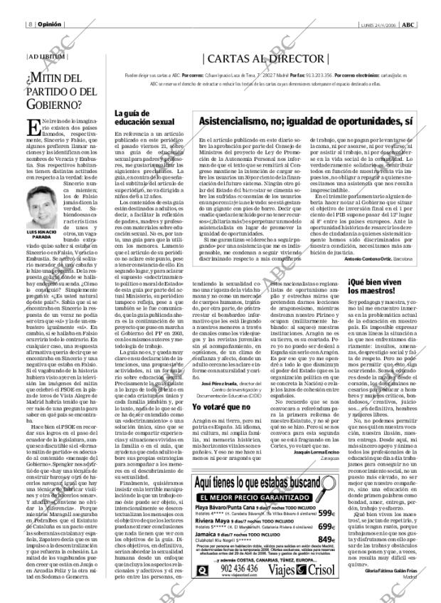 ABC MADRID 24-04-2006 página 8