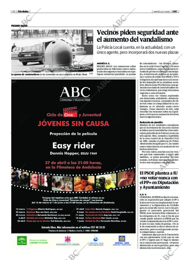 ABC CORDOBA 25-04-2006 página 42