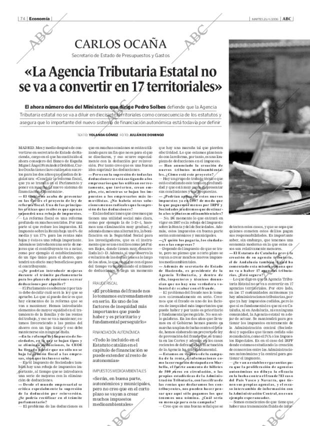 ABC CORDOBA 25-04-2006 página 74