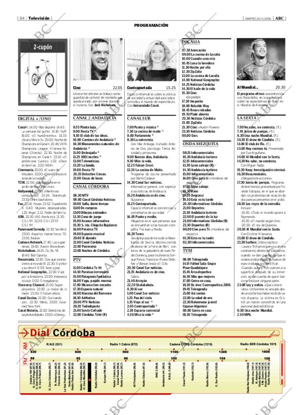 ABC CORDOBA 25-04-2006 página 94