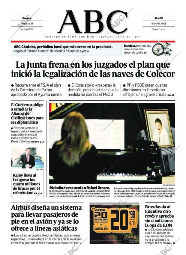 ABC CORDOBA 26-04-2006 página 1