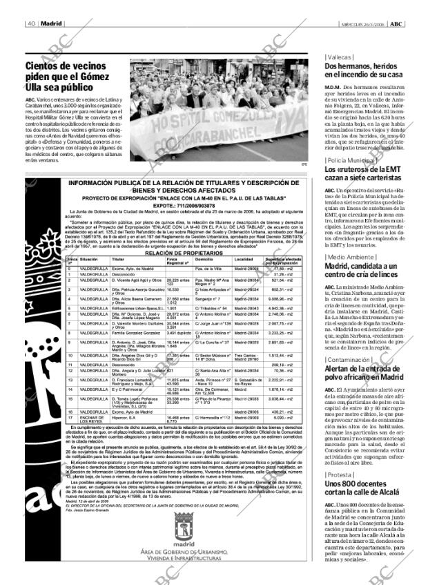 ABC MADRID 26-04-2006 página 40