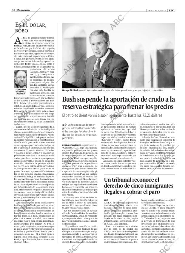 ABC MADRID 26-04-2006 página 84