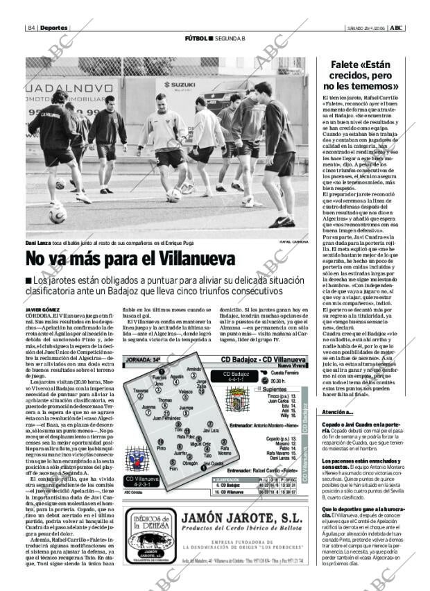 ABC CORDOBA 29-04-2006 página 100