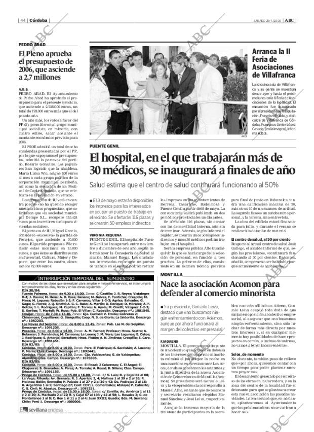 ABC CORDOBA 29-04-2006 página 44