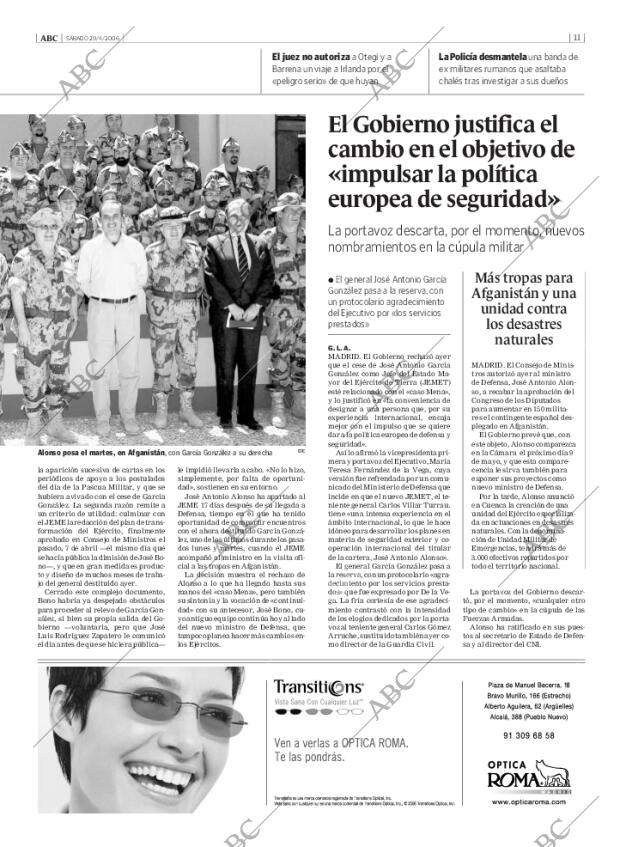 ABC MADRID 29-04-2006 página 11