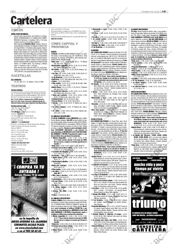 ABC SEVILLA 30-04-2006 página 90