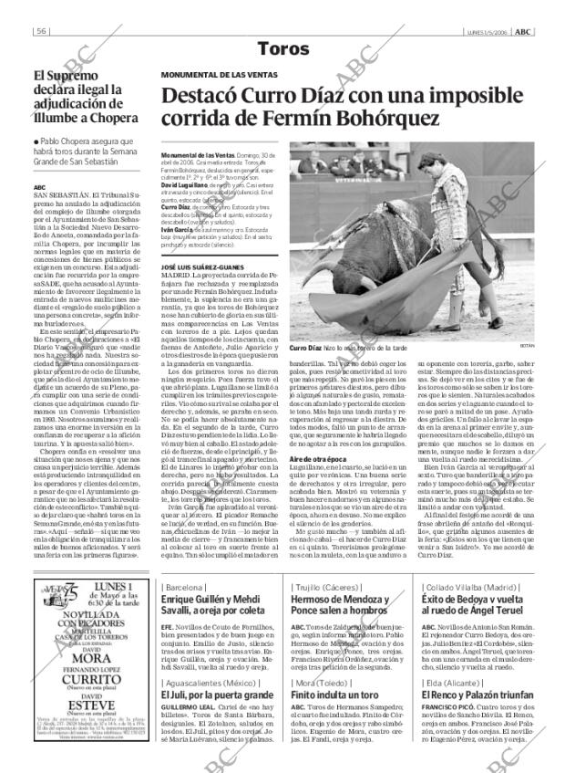 ABC MADRID 01-05-2006 página 56
