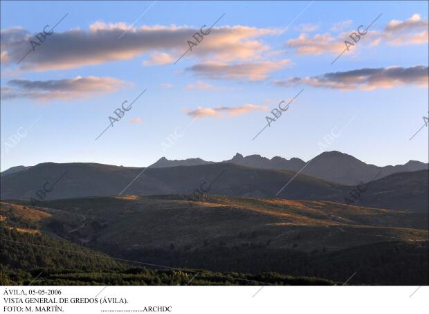 vista general de Gredos (Ávila)