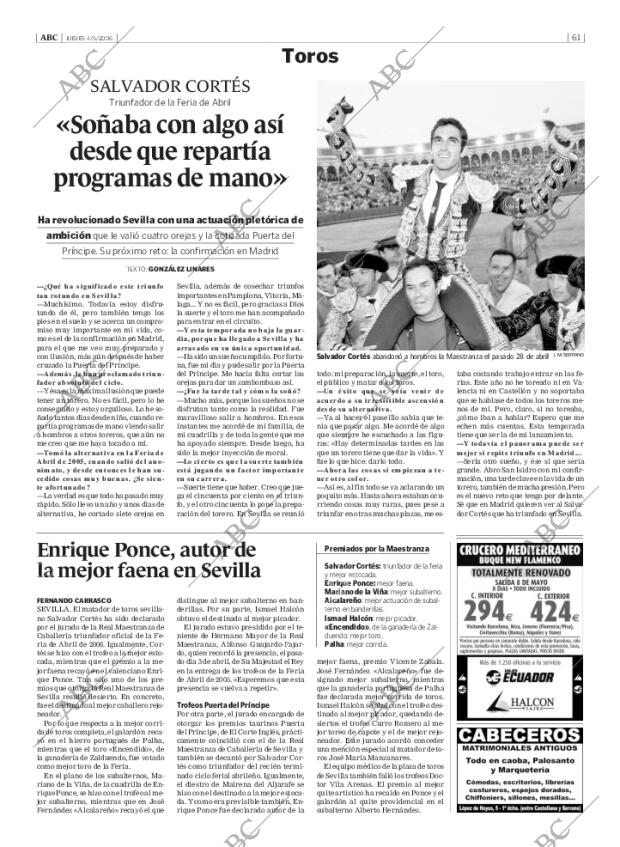 ABC MADRID 04-05-2006 página 61