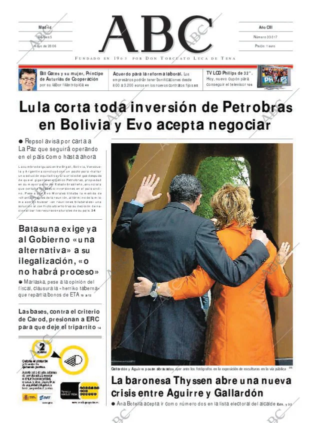 ABC MADRID 05-05-2006 página 1
