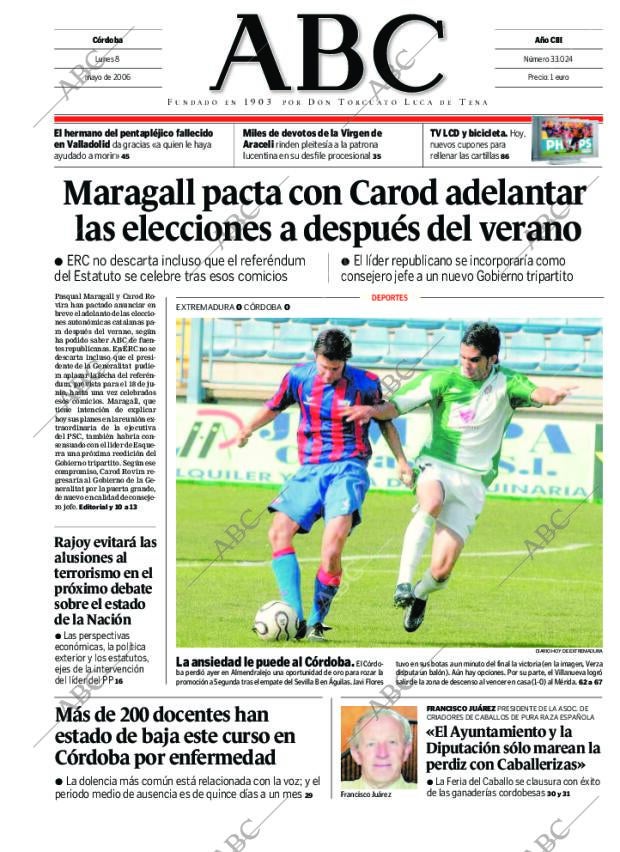 ABC CORDOBA 08-05-2006 página 1